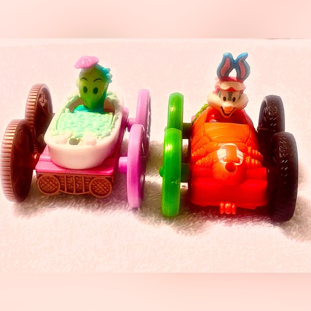 Vintage 1990, 2 - ‘McDonald’s Happy Meal - Tiny Toons Flip Cars’…
